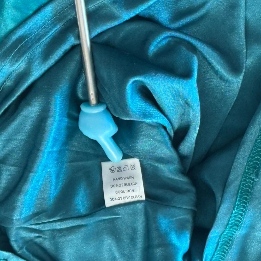 ✨ Lucy Paris Teal Ruffle Mini Dress | NWT ✨ - Picture 8 of 8